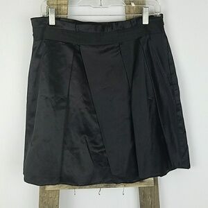 Club Monaco women 6 black a-line bubble skirt